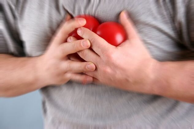 Heart pain with hypertension